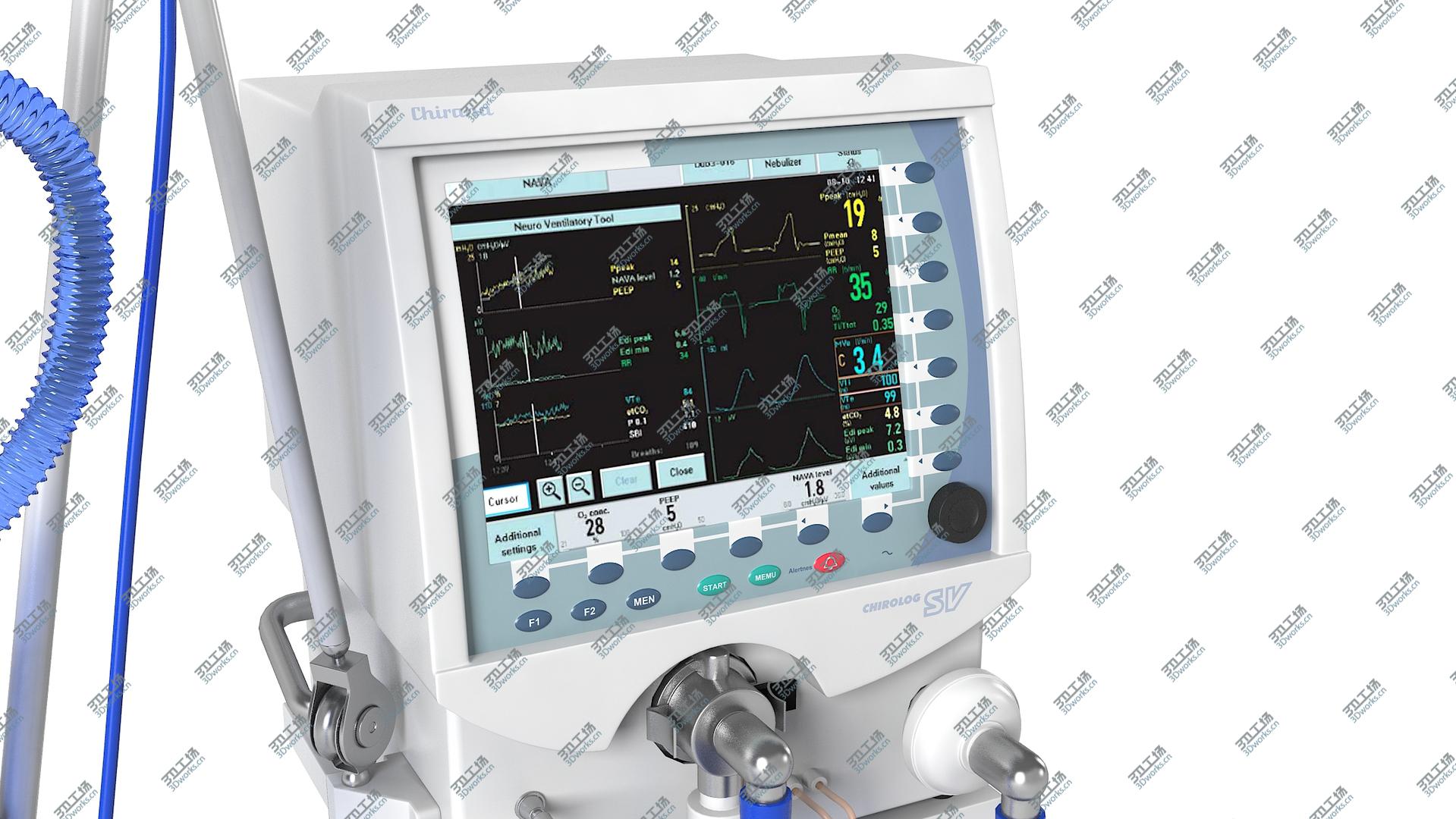images/goods_img/202105073/Medical Artificial Lung Ventilation Device Medical Respirator Ventilator model/3.jpg